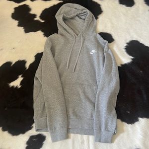Medium Nike grey hoodie/sweatshirt, unisex